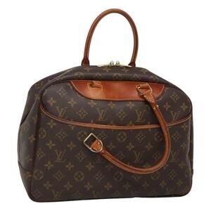LOUIS VUITTON Monogram Deauville Hand Bag M47270